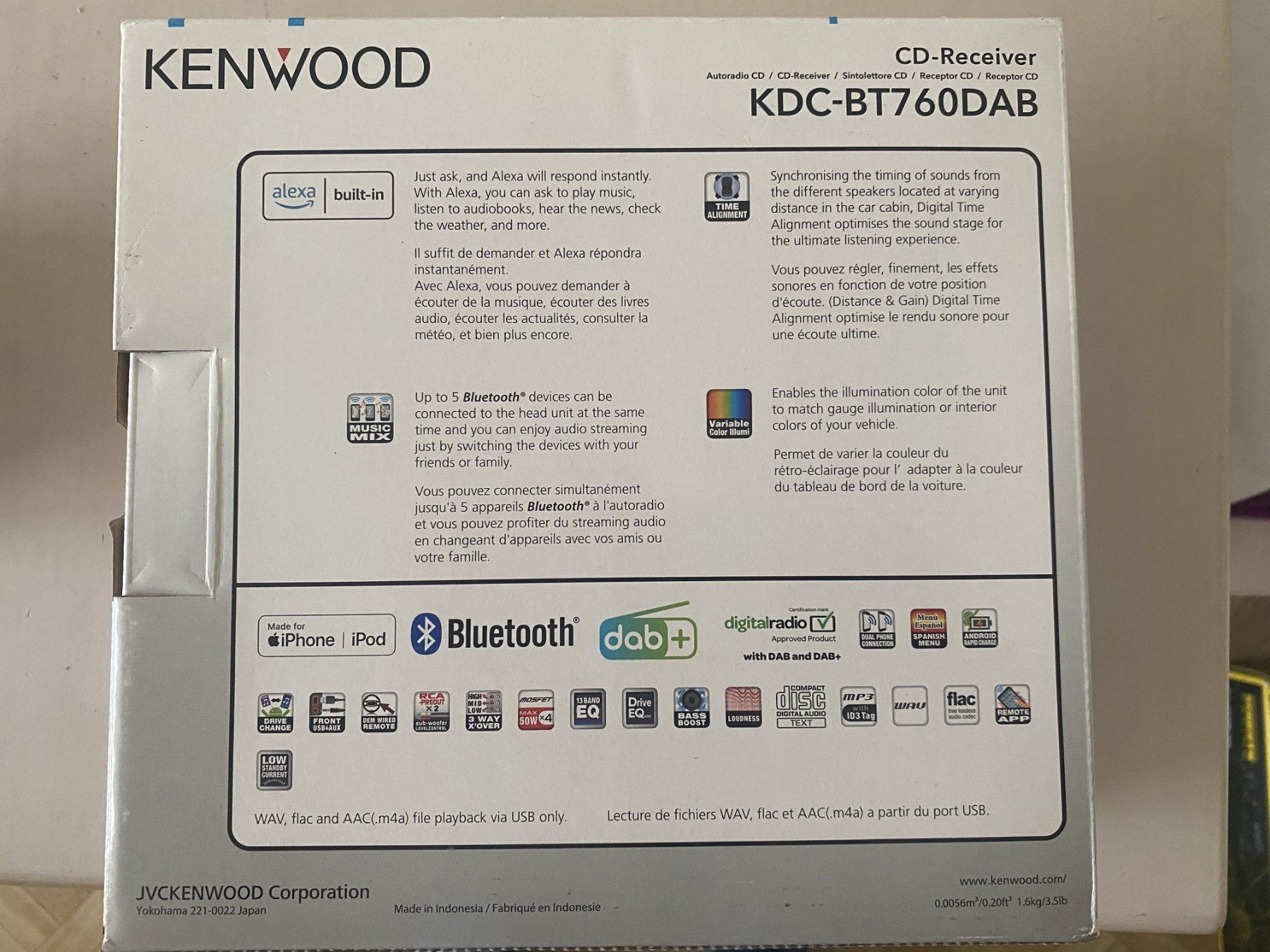 Kenwood Radio: Digitalradio DAB - Kenwood – Nuovo e nell'imballaggio originale da Schötz venduto da Pdf 2