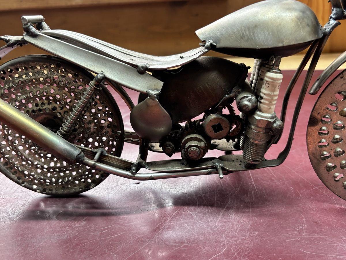 Alle Dekorationen: Deko Motorrad aus Metall – Gebraucht aus Latterbach von Bbutz98 2