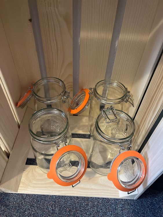 Kilner Einmachgläser 0,25 L – 6er-Set, Mit 2-teiligem Deckel, Zum Einkochen & Aufbewahren