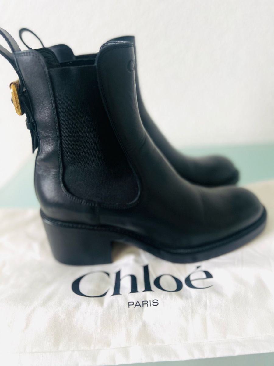 Chloé Scarpe da donna: Schwarze Chloé Stiefeletten, Gr. 38 – Nuovo (secondo la descrizione) da Männedorf venduto da wischito01 6