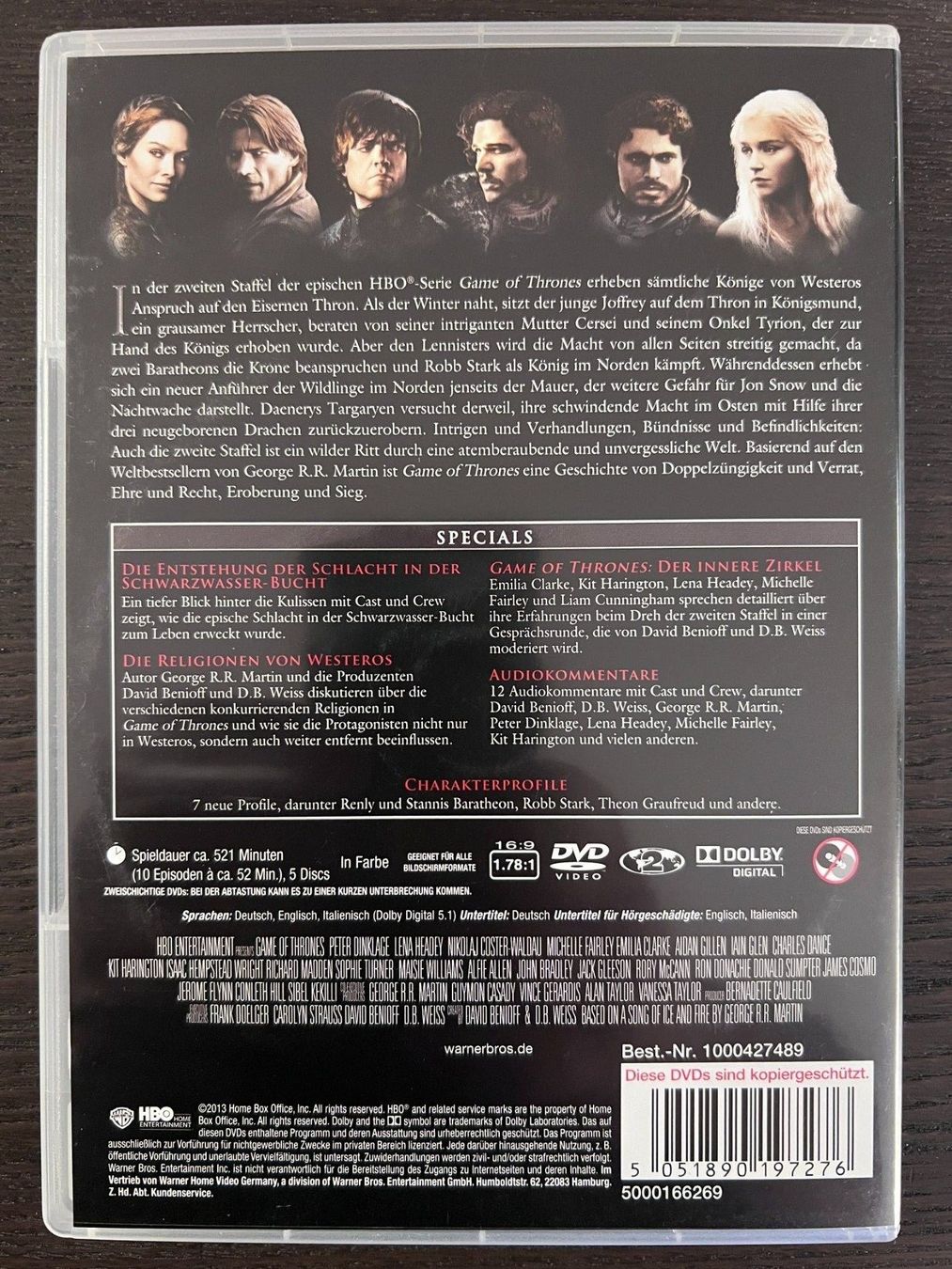 Tutti i DVDs: Game of Thrones - Staffel 2 – Usato da Zürich venduto da FilmFreunde 1
