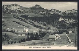 Brüllisau, Totalansicht mit Hohen Kaste