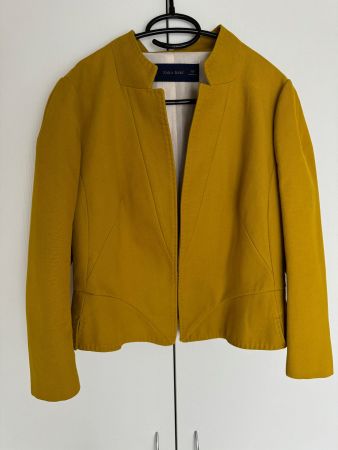 ZARA BLAZER / JACKE GELB XL -  NEU