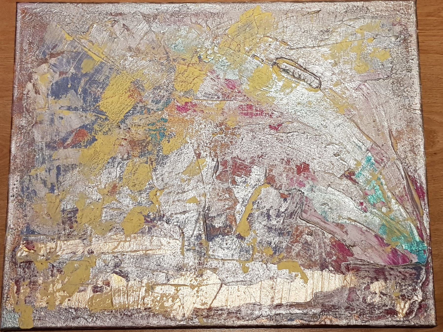 Dipinti: Painting: "Mindfulness", 40 x 50 cm, canvas frame – Nuovo e nell'imballaggio originale da Turbenthal venduto da viw_48fr