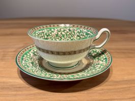 Wedgwood « Praze Green » W2785 – tasse & soucoupe