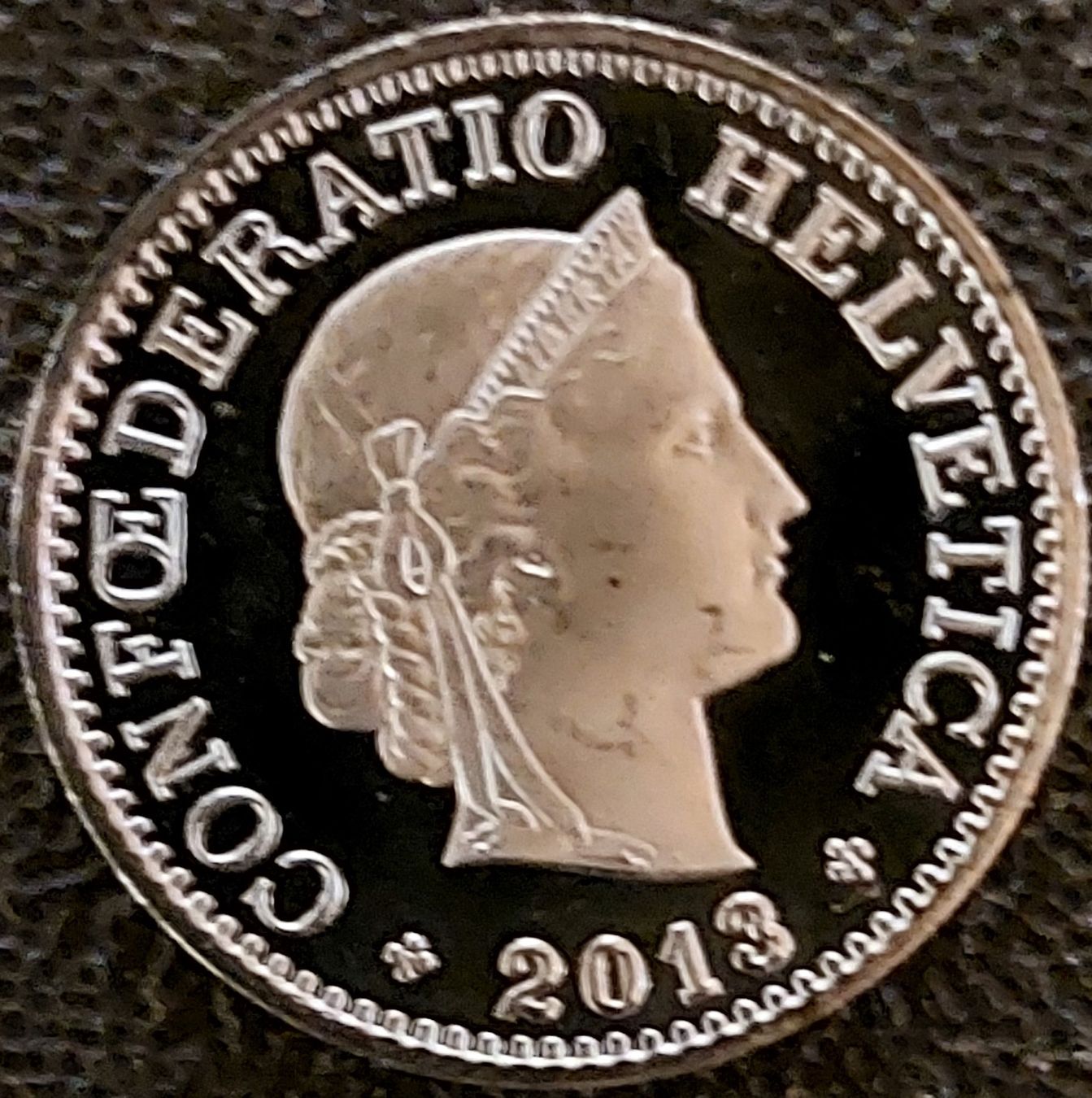 Tutti le monete: 10 Rappen 2013 stgl. / aus Münzsatz – Nuovo (secondo la descrizione) da Arch venduto da coinsandmore