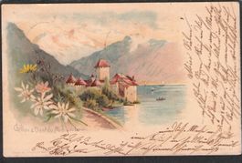 ,Chillon & Dent du Midi , 1901