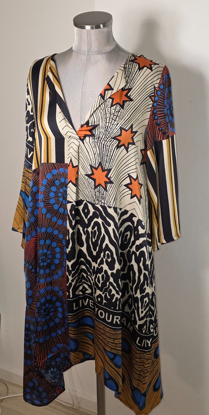Grace Vestiti: SM 36/38 GRACE Boho Statement Tunika Kleid LIVE YOUR DREAM – Nuovo (secondo la descrizione) da Dürnten venduto da Bachtelsurfer 2