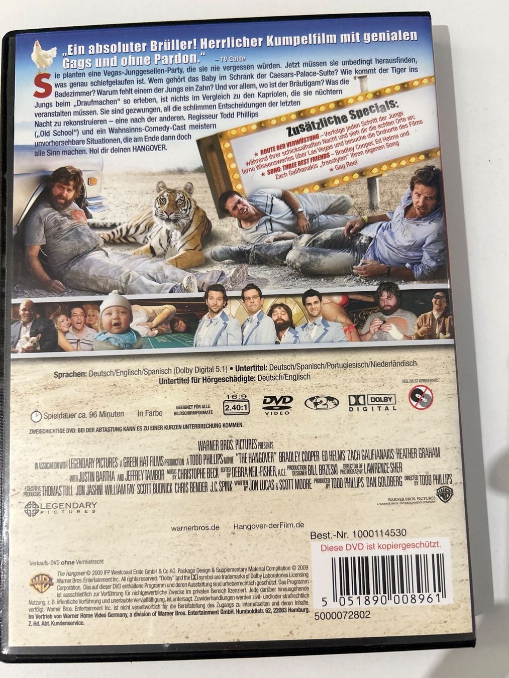 Alle DVDs: DVD- Hangover – Gebraucht aus Guntershausen von Gloominati 1