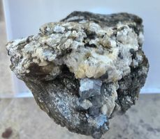Mineralien: Stellerit, Magnetit, Adular - Goms