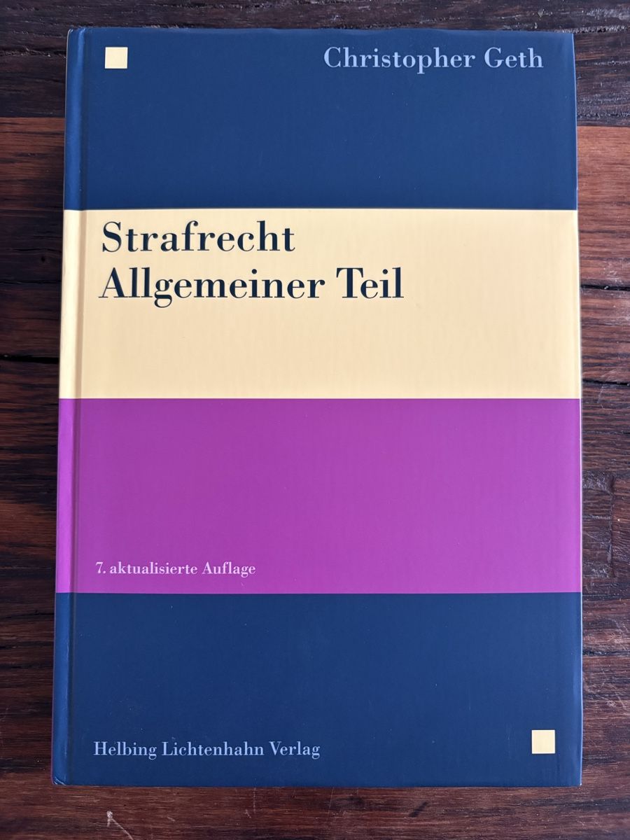 Libri: Strafrecht Allgemeiner Teil – Nuovo (secondo la descrizione) da Zürich venduto da Gan_rnc8