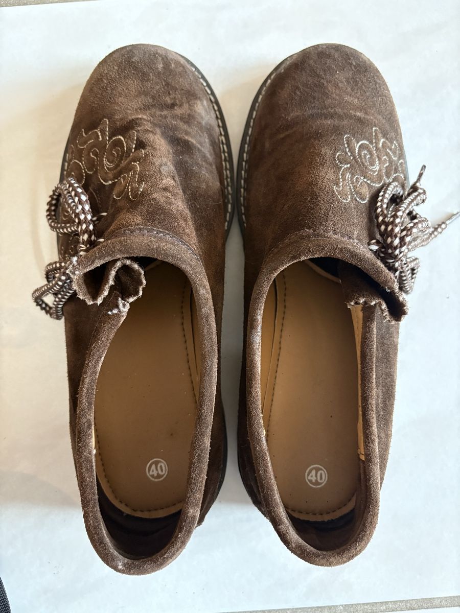 Herrenschuhe: Oktoberfestschuhe aus Wildleder, Gr.40 – Gebraucht aus Meilen von mogli_luna 1