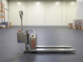 Robusto SH 1000 Edelstahl-Scherenhubwagen Elektr-Hydraulisch