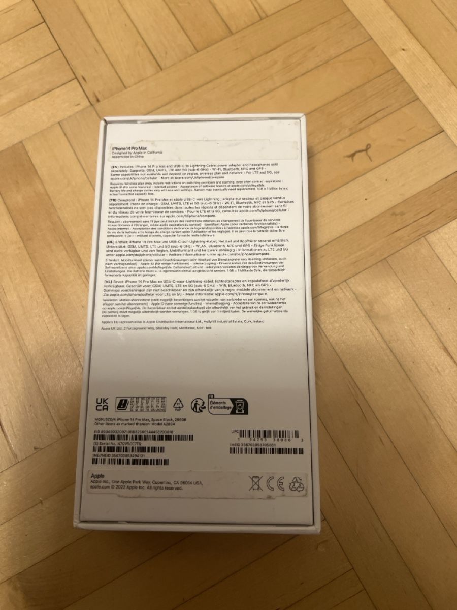 Apple Handys / Smartphones:  iPhone 14 Pro Max schwarz defekt  – Defekt aus Utzenstorf von Ain 7