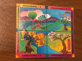 Peter Max Briefmarken, Vereinte Nationen, Umweltgipfel UNO