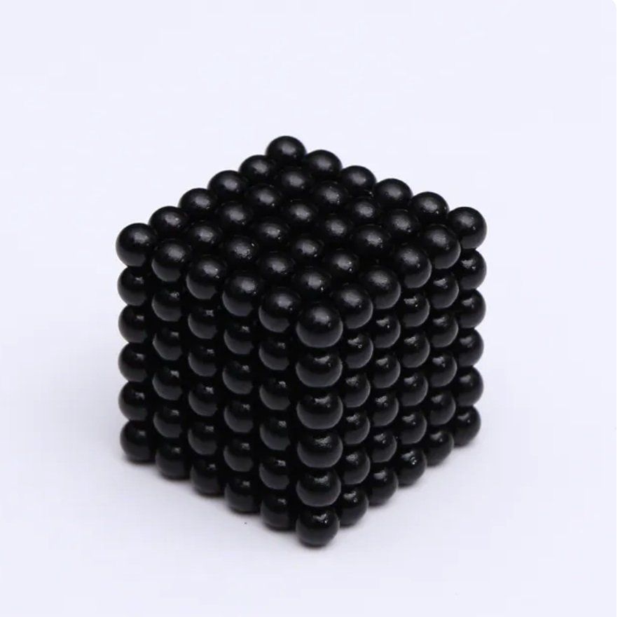 Calamite: 216 Magnet Magnetic Balls Blocks BLACK – Nuovo e nell'imballaggio originale da Gurmels venduto da Swisspod