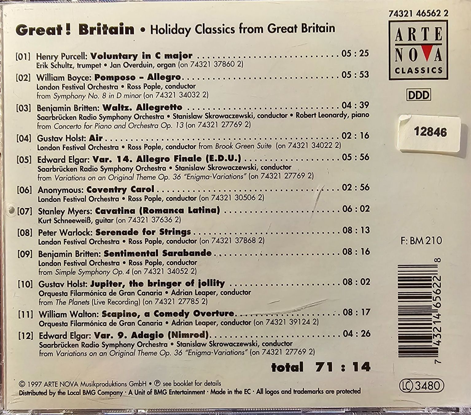 CD: Various - Great ! Britain - Holiday Classics From GB – Usato da Wahlen b. Laufen venduto da Cg10 1