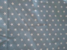 Baumwolle Baumwollstoff Popeline 50 cm hellblau