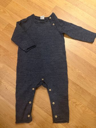 Woll / Merino Strampler Pyjama 68