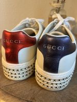 Original Gucci Ace Crystal Plateau: 36½, passt 38. NP 1100
