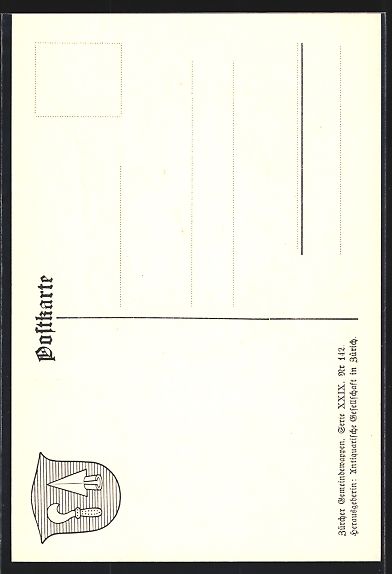 Cartes postales: Oberengstringen, Wappen auf Weintrauben- – D'occasion à Berlin par bartko-reher 1