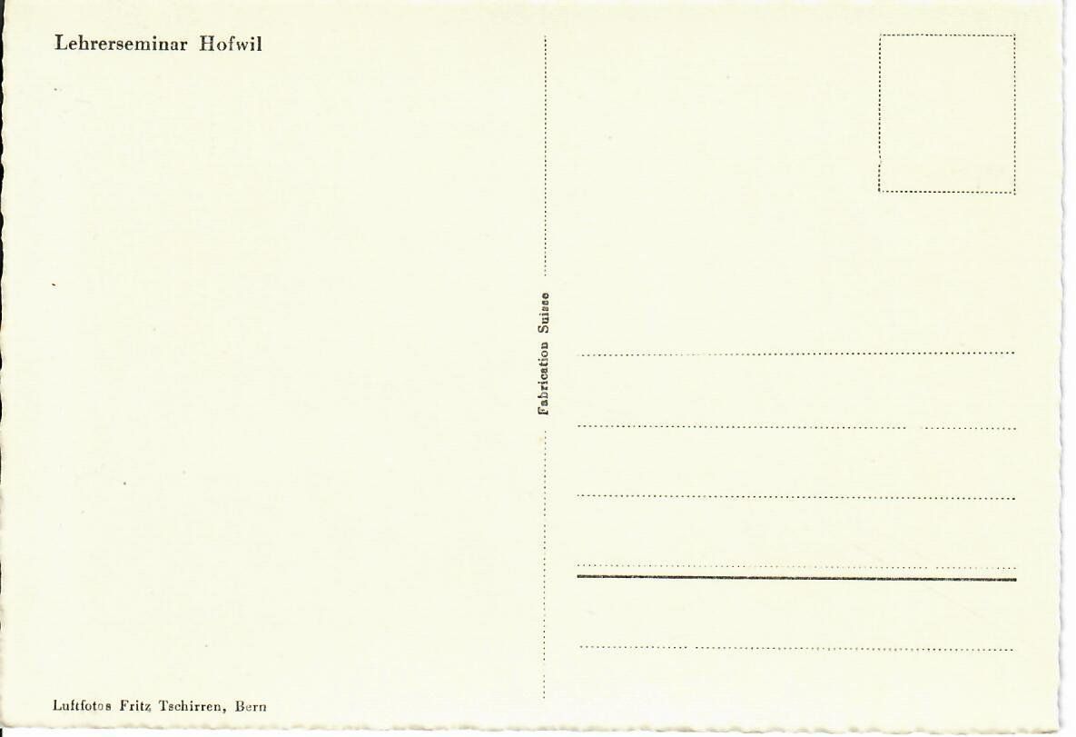 Cartoline postali: Lehrerseminar Hofwil – Usato da Hochdorf venduto da Ziegel-16 1