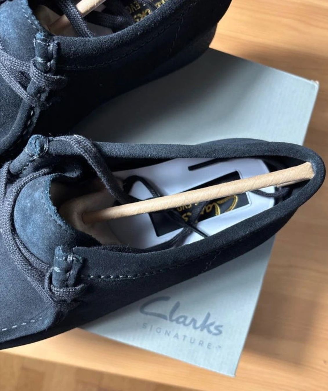 Clarks Scarpe da uomo: Clarks Wallabee Noir Daim Neuf Taille 43 – Usato da Neuchâtel venduto da leo_t5mr 4