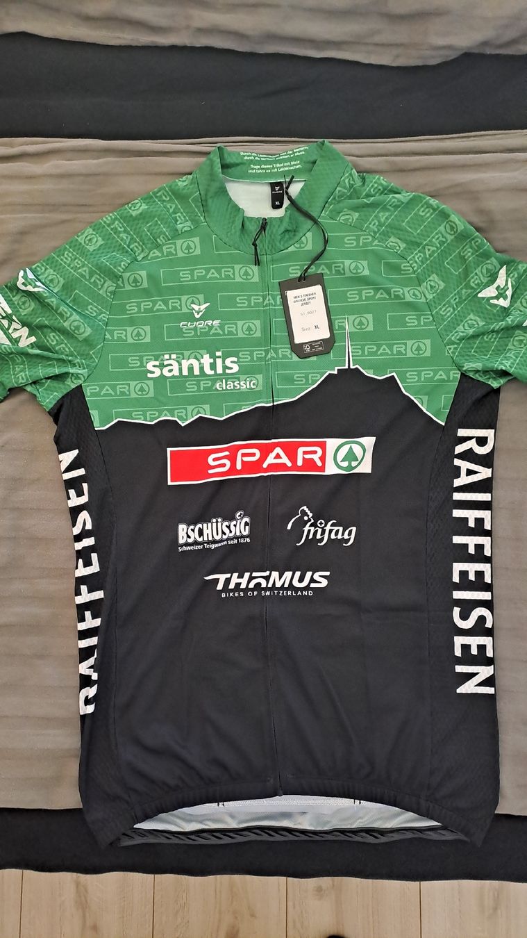 Canottiere & Pantaloni: Cuore Trikot XL Säntis Classic 2026 – Nuovo e nell'imballaggio originale da Erlinsbach venduto da ma.ru 1