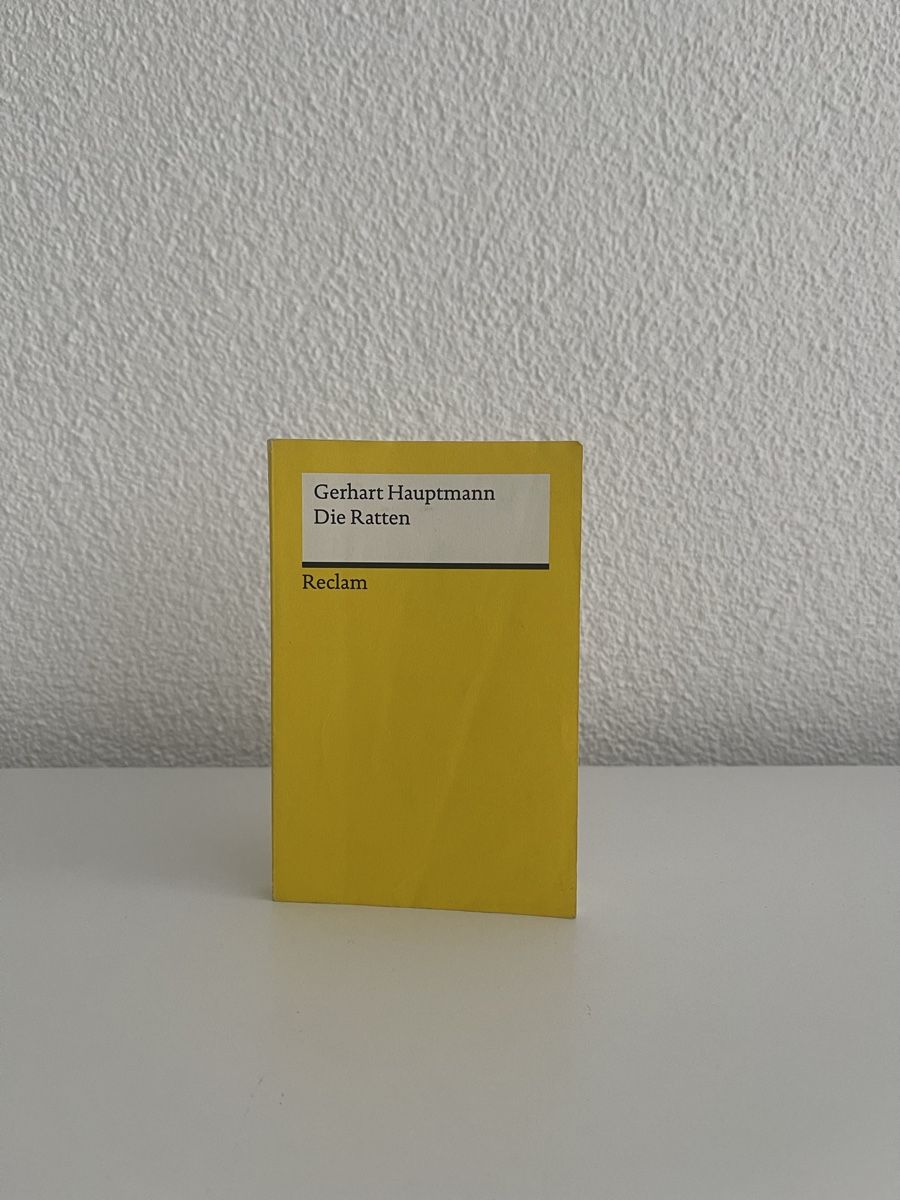 Bücher: Die Ratten von Gerhart Hauptmann – Gebraucht aus Neuenegg von aba_g85b