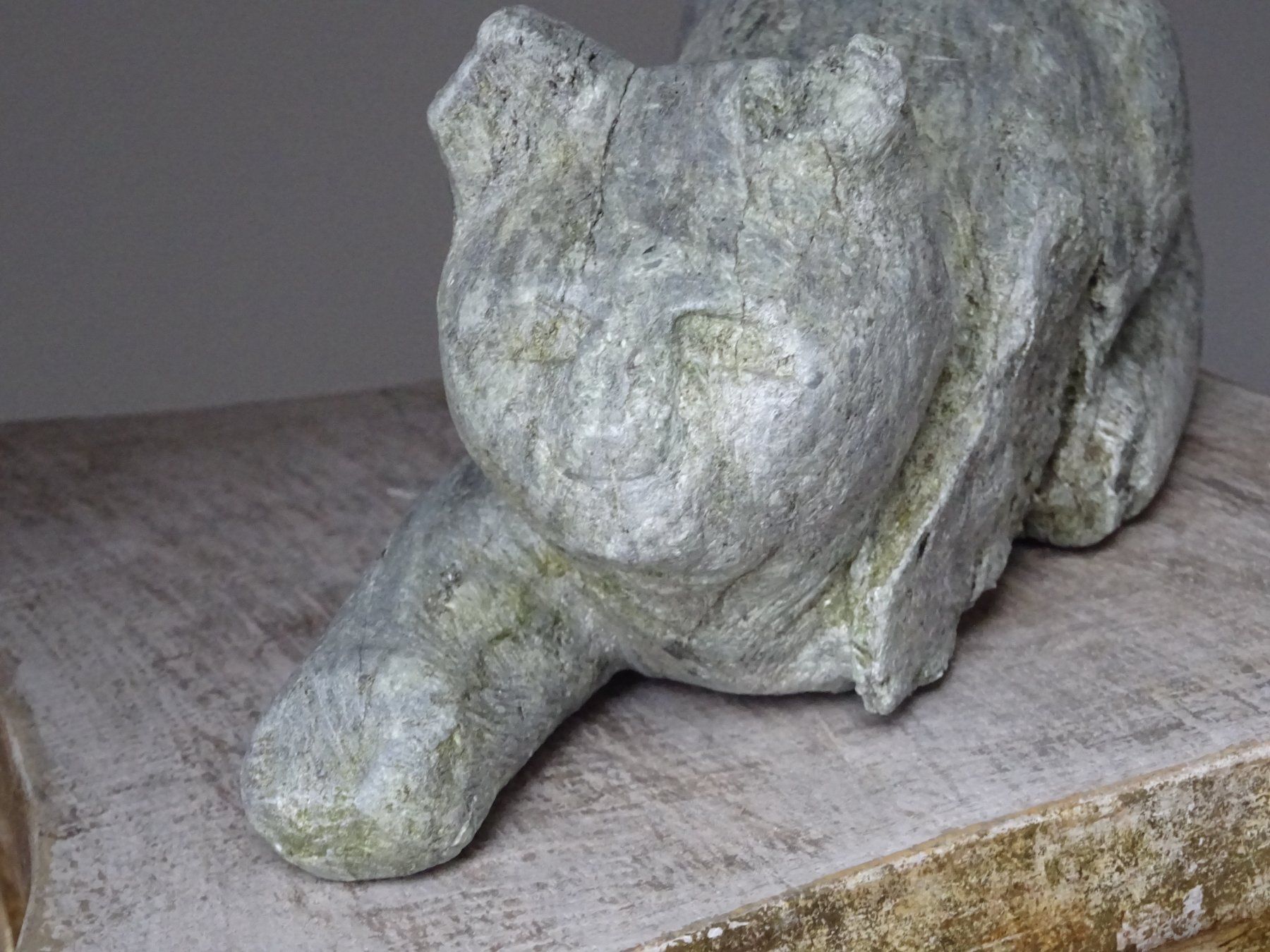 Sculture & Statue: Katze Stein Steinmetz / Katzenfigur – Usato da Esslingen venduto da eintagammeer 7