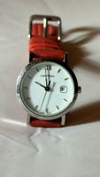 Certina Armbanduhr Damen rot Lederarmband