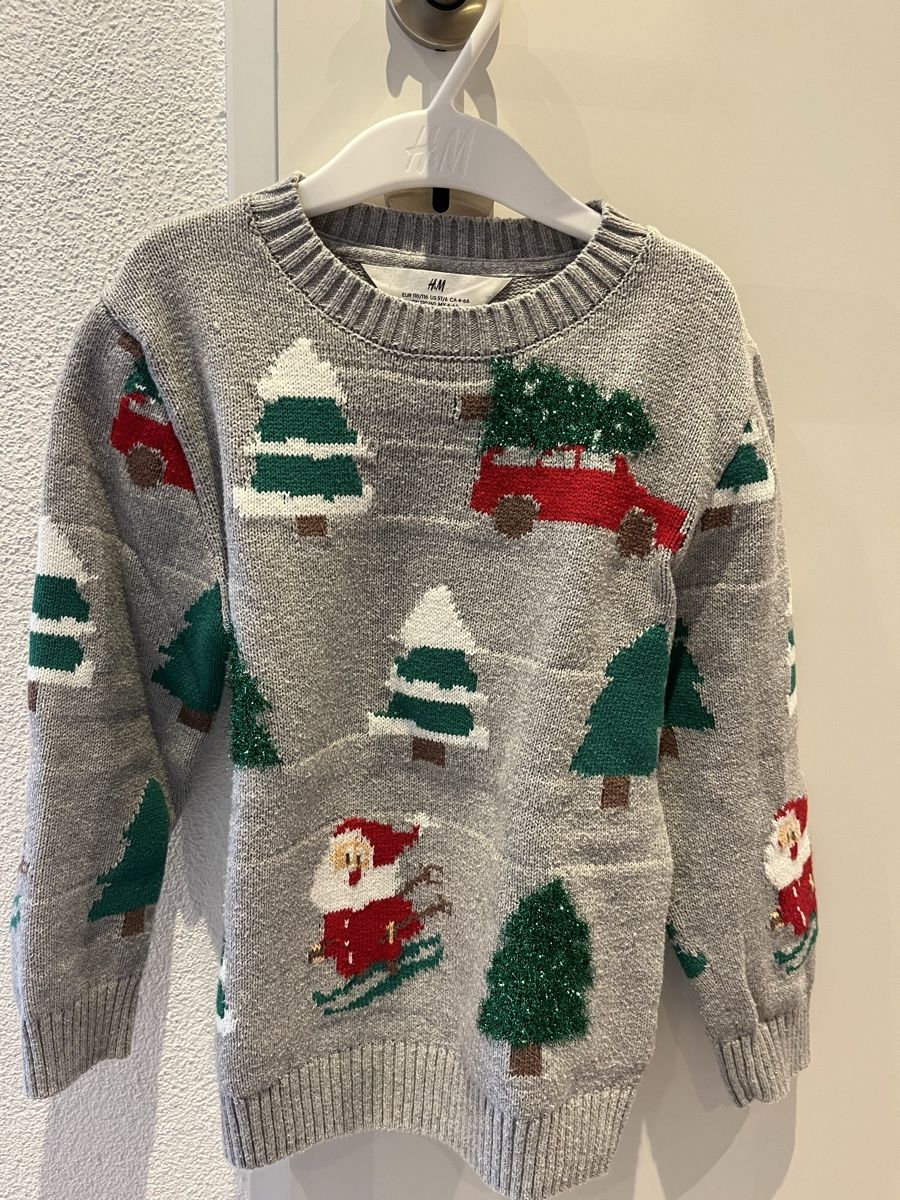 H&M Maglioni & Felpe: Schöner Weihnachtspullover! Gr. 110/116 – Usato da Volketswil venduto da Kephren