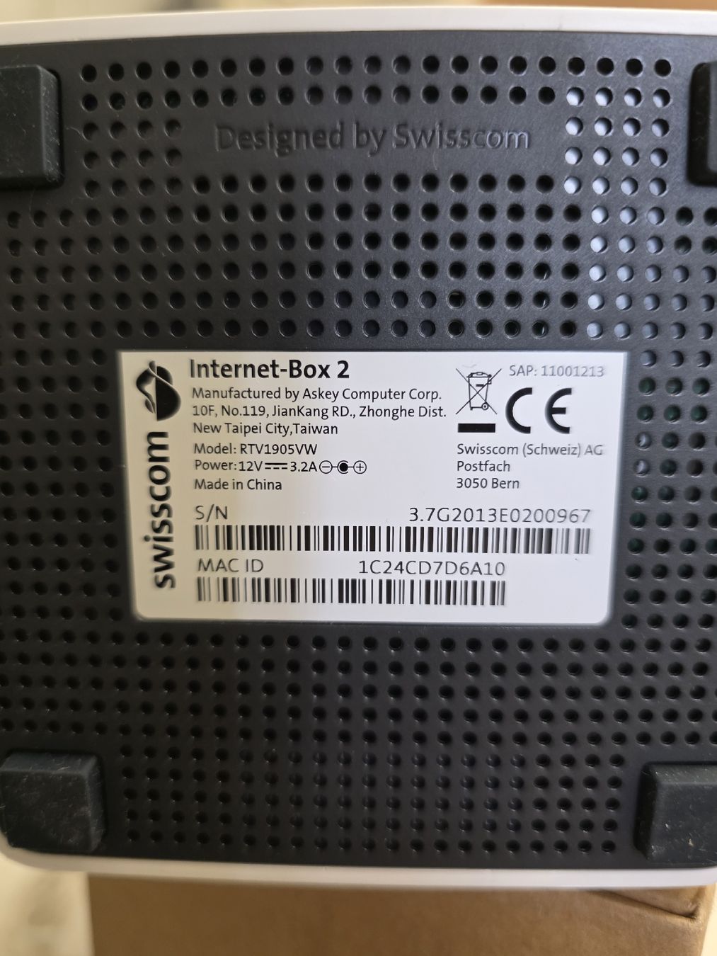 Swisscom Modems & Router: Swisscom Internet-Box 2 - Top Zustand - sofort nutzbar – Gebraucht aus Kaltenbach von ksh_78r6 1