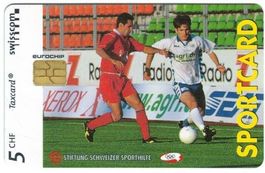 Taxcard Chip-1757 Sportcard Fussball ungebraucht 350 Ex
