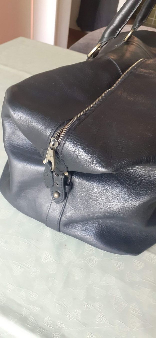 Sacs: Vintage Reisetasche Echtleder schwarz – D'occasion à Zürich par JoRuTu 1