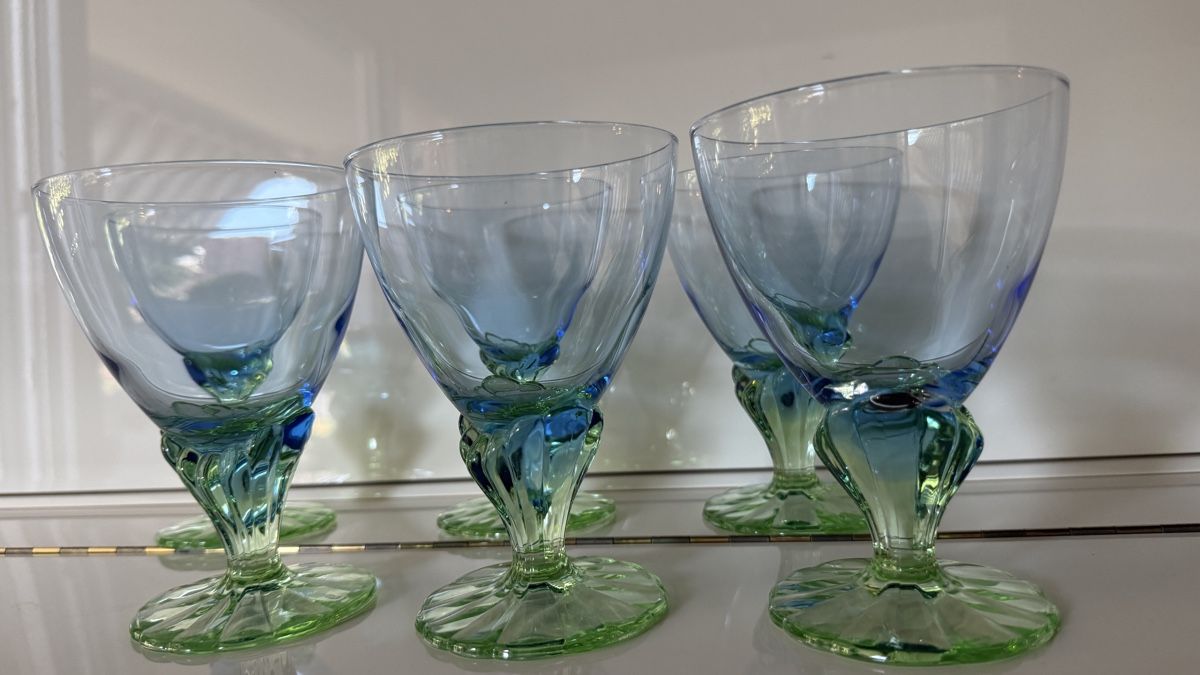 Gläser: Art Deco, Bahia Eisbecher, 7er Set – Gebraucht aus Niederglatt ZH von neunzehn82 5