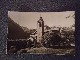 Carte postale ancienne Champery L'Eglise Valais Suisse