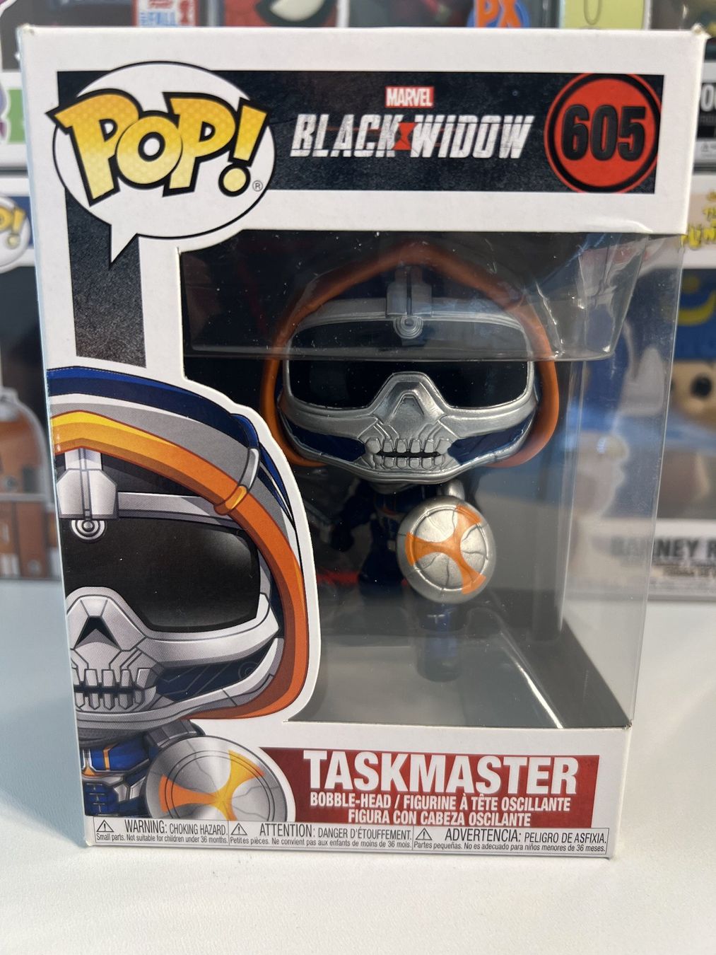 Funko Statuette: Funko POP! Marvel Black Widow Taskmaster avec Bouclier – Nuovo e nell'imballaggio originale da Le Mouret venduto da perfectbijou