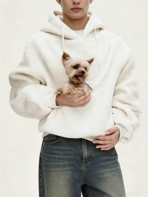 Pullover & Sweatshirts: Hundepullover oder Katzenpullover Teddyfleece weiss NEU – Neu und originalverpackt aus Zürich von einfach_ich