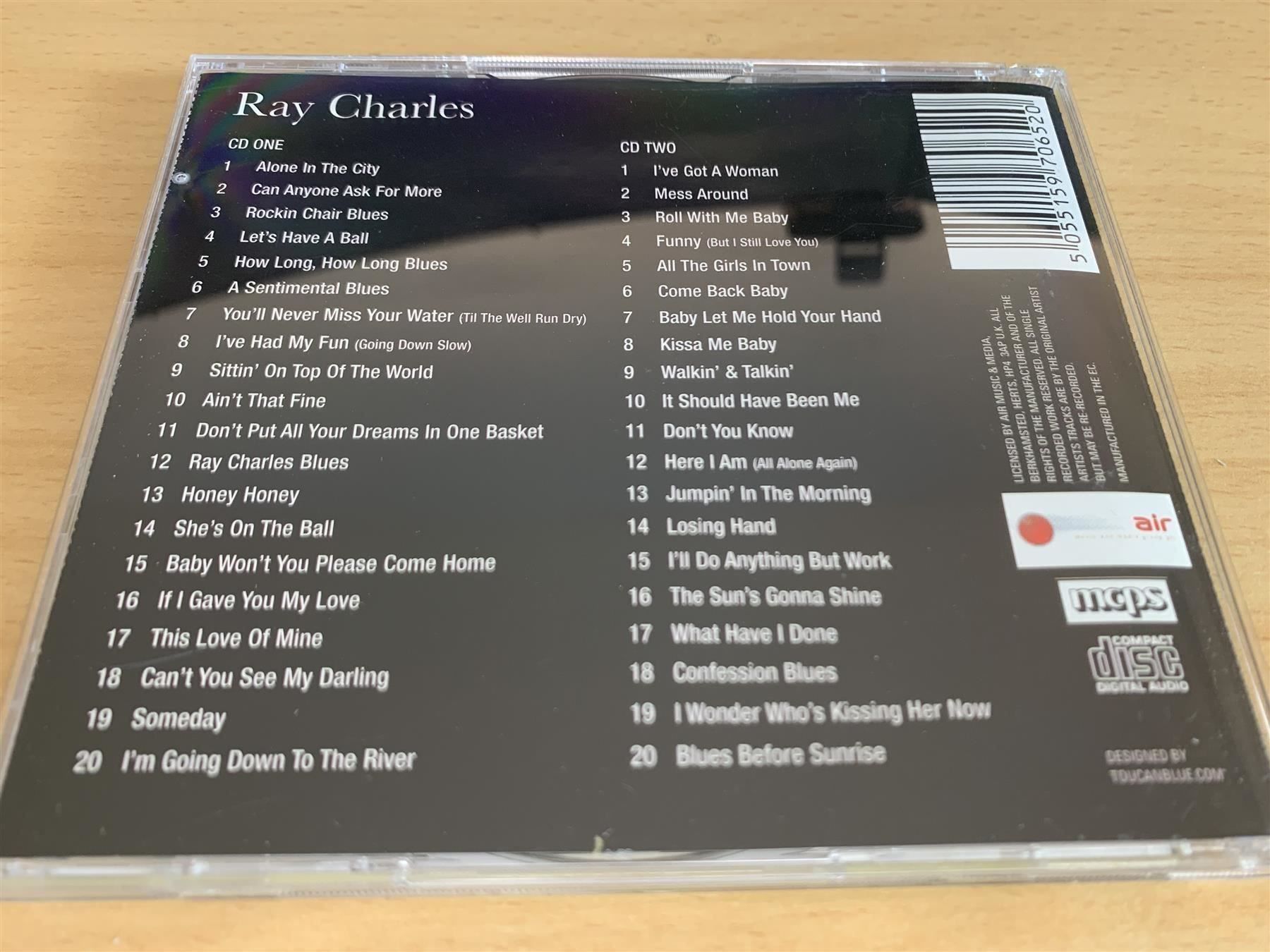 CD: Ray Charles – Just Ray - 2 CD – Usato da Rikon im Tösstal venduto da Alpenmutz 1