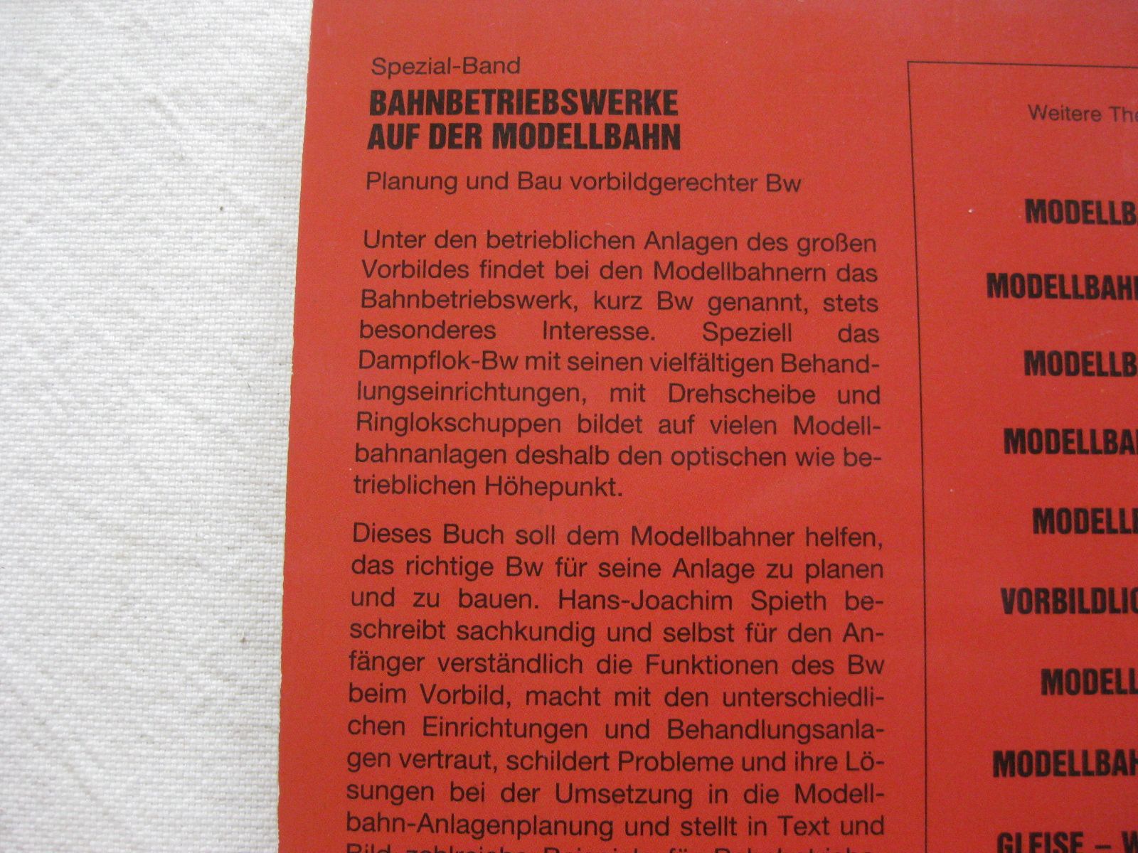 Riviste & Magazine: Bahnbetriebswerke auf der Modellbahn – Usato da Malters venduto da Marosko 1
