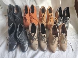 BUNDLE: 7 Paar ROBERTO SANTI Absatzschuhe Gr. 35/36 – Echtle