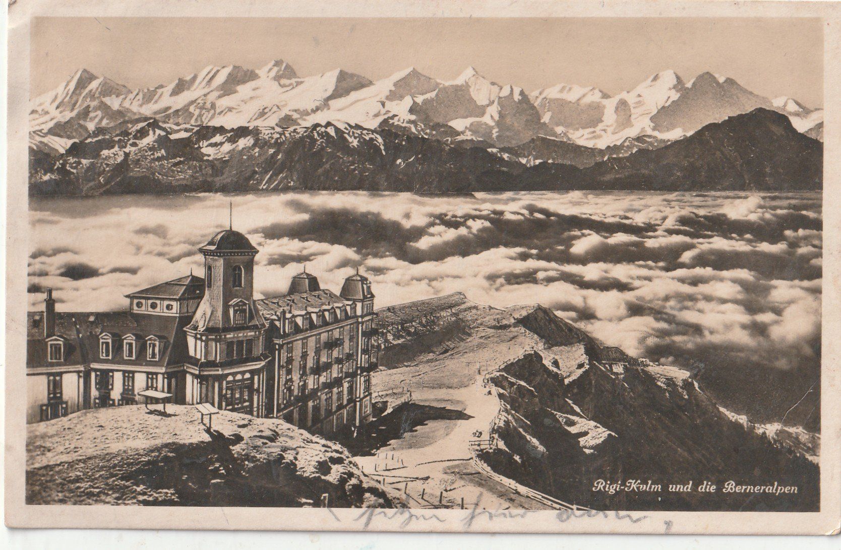 Cartoline postali: Rigi Kulm Berghaus – Usato da Lumbrein venduto da made02