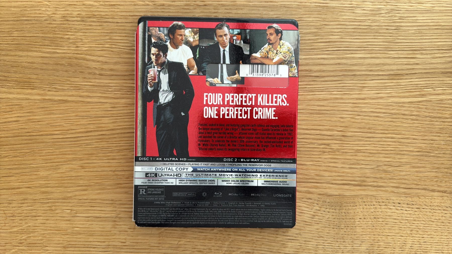 Alle DVDs: Reservoir Dogs - 4K UHD Blu-Ray – Gebraucht aus Wallisellen von Art_Vendorlay 1