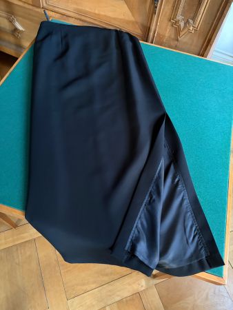 HIRSCH Maxi Rock / elegant mit langem Seitenschlitz / Gr. 36