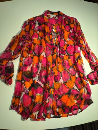Diane von Fürstenberg Seidenbluse Gr. M