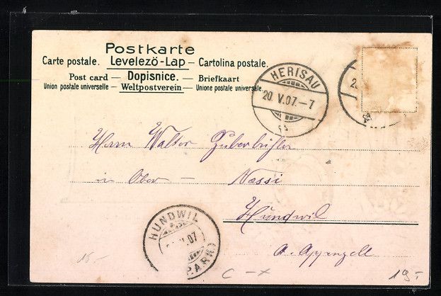 Cartoline postali: Wyl, Blick in die obere Bahnhofstrasse – Usato da Berlin venduto da bartko-reher 1