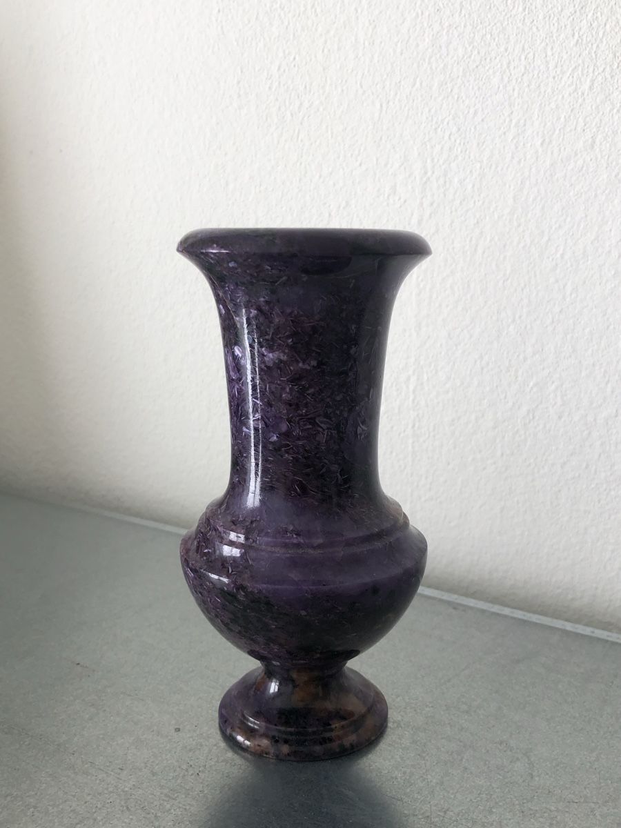 Edelsteine: Charoite Vase – Gebraucht aus Basel von Amechan. 4