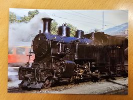 Postkarte FO Furka Oberalp Bahn Zahnraddampflok HG 3/4 4