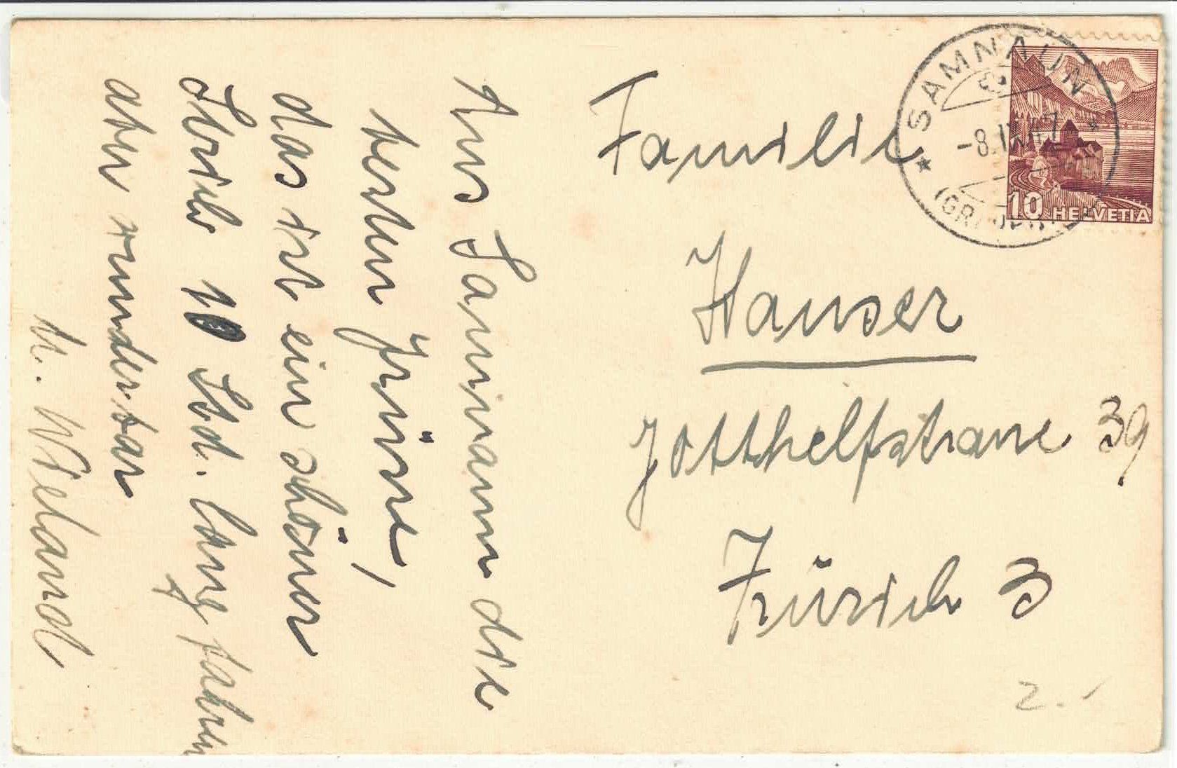 Cartoline postali: Samnaun mit Piz Ot – Usato da Ettingen venduto da Kartenplanet 1